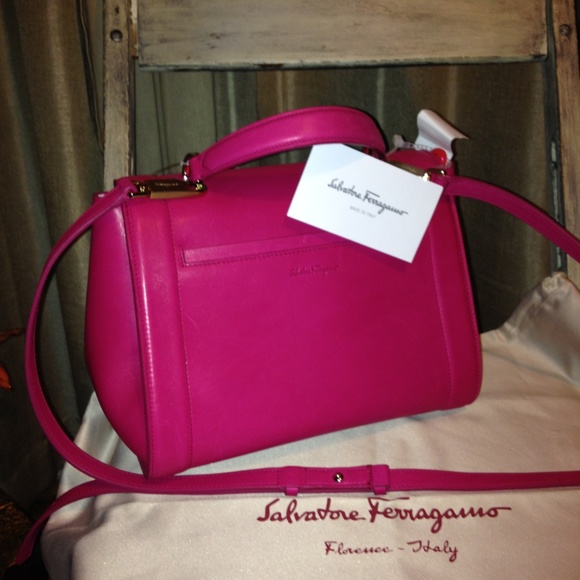 pink ferragamo bag